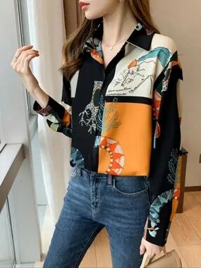 TEMU Artist Gallery Button-Up Shirt